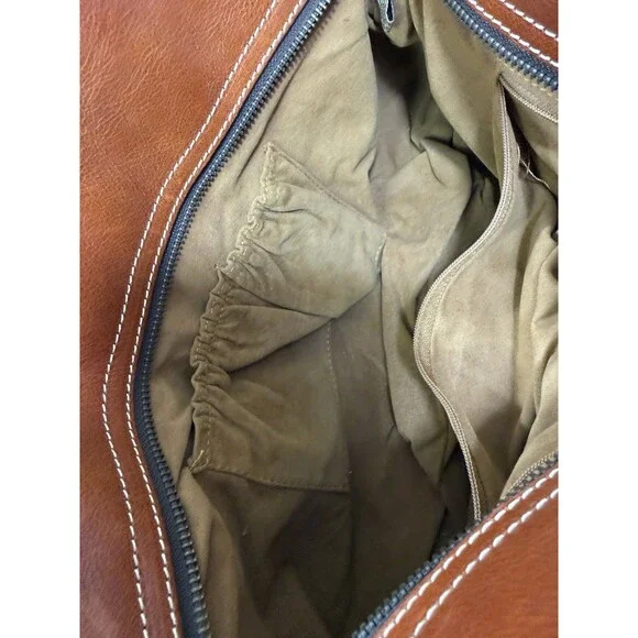 PATRICIA NASH LRG SATCHEL SHOULDER HANDBAG FLORAL PRINT ITALIAN LEATHER DUST BAG - Picture 14 of 15